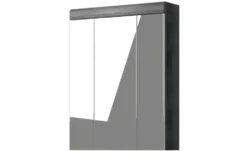 Badezimmerspiegelschrank SCHLOONSEE, Breite 60cm, 3 Spiegeltüren, 9 Fächer, 6 Einlegeböden in verschiedenen Farben erhältlich, Badmöbel, Spiegel, Badschrank, Bad Schloonsee