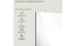 Badspiegel SCHLOONSEE, Breite 60cm, 1 Ablageboden, hochwertiges Spiegelglas in verschiedenen Farben erhältlich, Badmöbel, Spiegel, Badezimmer Schloonsee