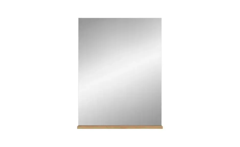 Badspiegel SCHLOONSEE, Breite 60cm, 1 Ablageboden, hochwertiges Spiegelglas in verschiedenen Farben erhältlich, Badmöbel, Spiegel, Badezimmer Schloonsee