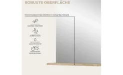 Badspiegel SCHLOONSEE, Breite 60cm, 1 Ablageboden, hochwertiges Spiegelglas in verschiedenen Farben erhältlich, Badmöbel, Spiegel, Badezimmer Schloonsee