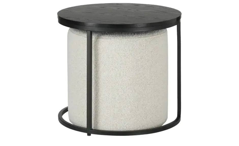 Beistelltisch-Hocker-Set