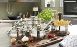 Berndes Topfset, 5-teilig Romantika