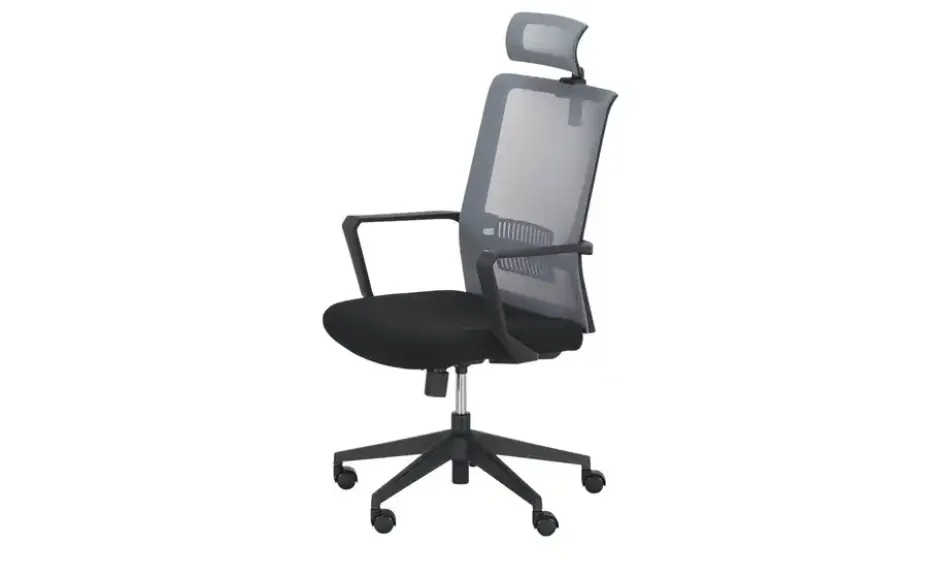 Bürodrehstuhl mit Kopfstütze Zusam