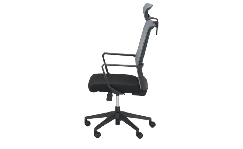 Bürodrehstuhl mit Kopfstütze Zusam