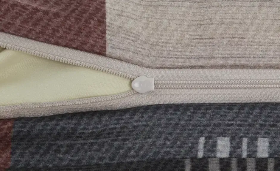 Como Green Satin Bettwäsche Lined