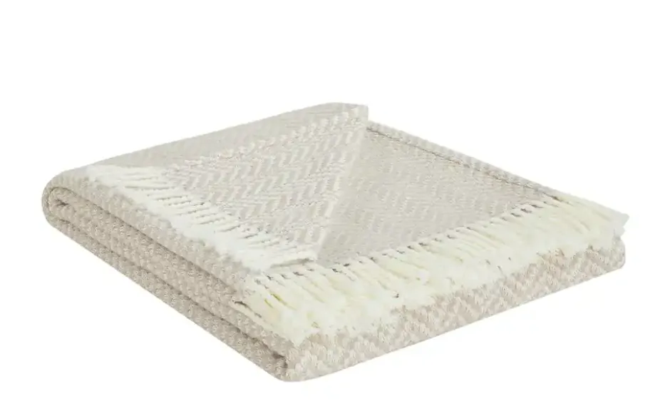 como Jacquard Plaid Zick Zack
