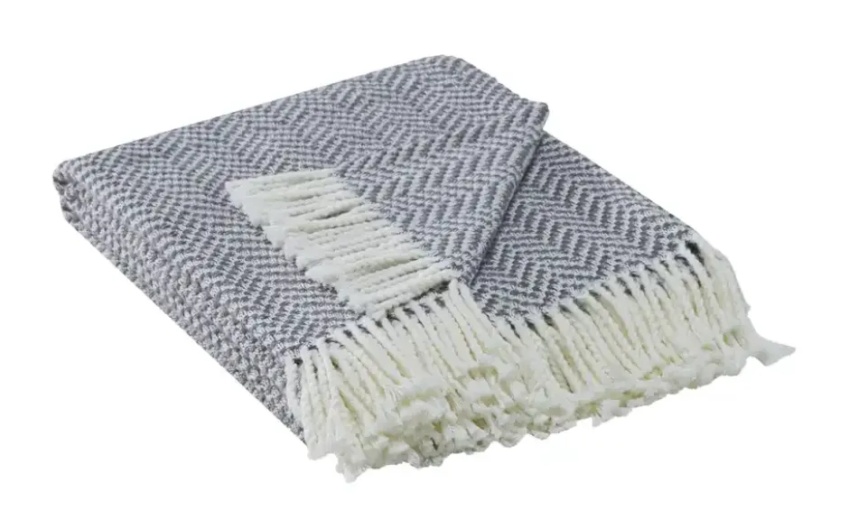 como Jacquard Plaid Zick Zack