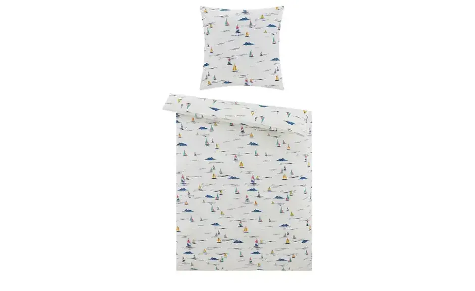 como Satin Bettwäsche Segelboote