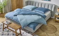 como Satin Wende-Bettwäsche Satin Piping