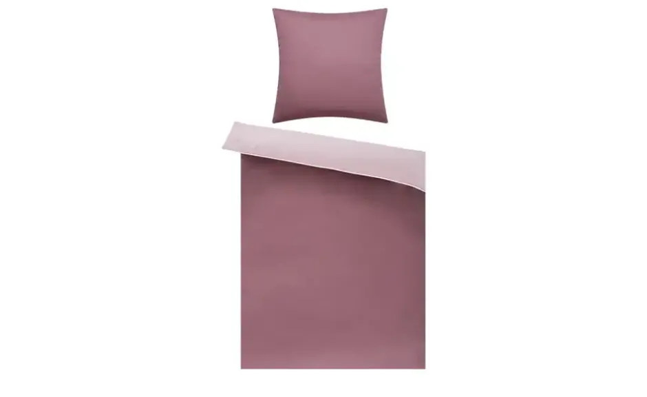 como Satin Wende-Bettwäsche Satin Piping