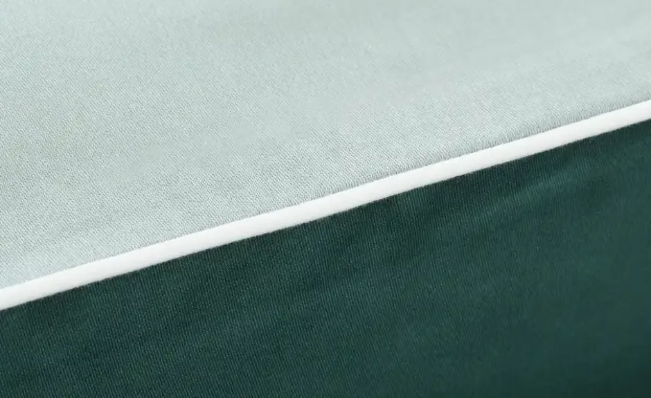 como Satin Wende-Bettwäsche Satin Piping