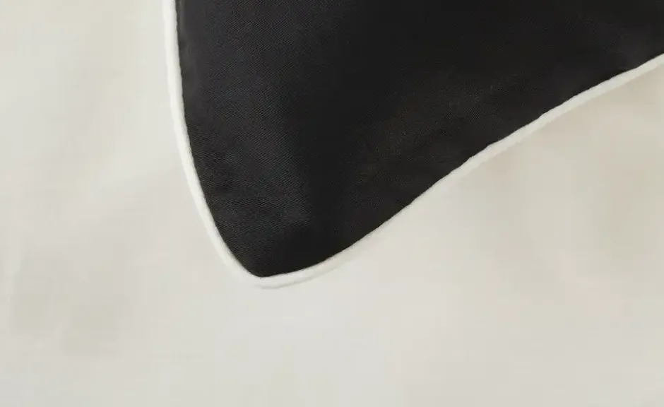 como Satin Wende-Bettwäsche Satin Piping