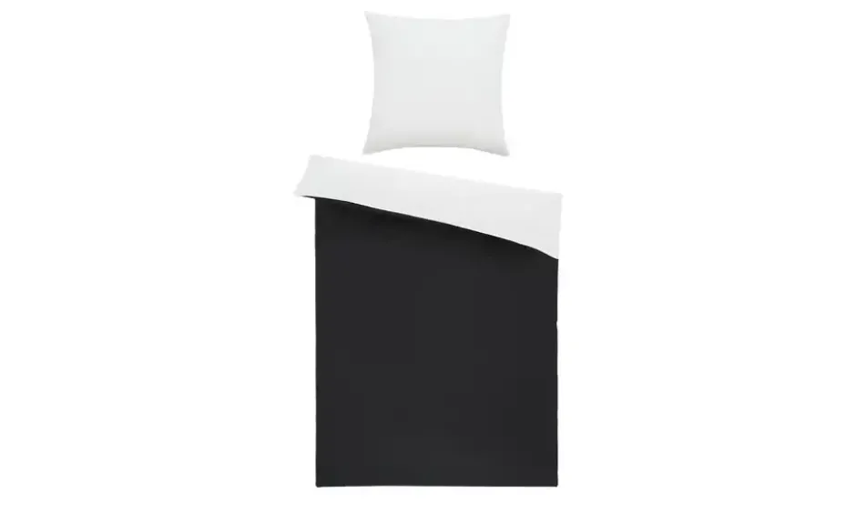 como Satin Wende-Bettwäsche Satin Piping