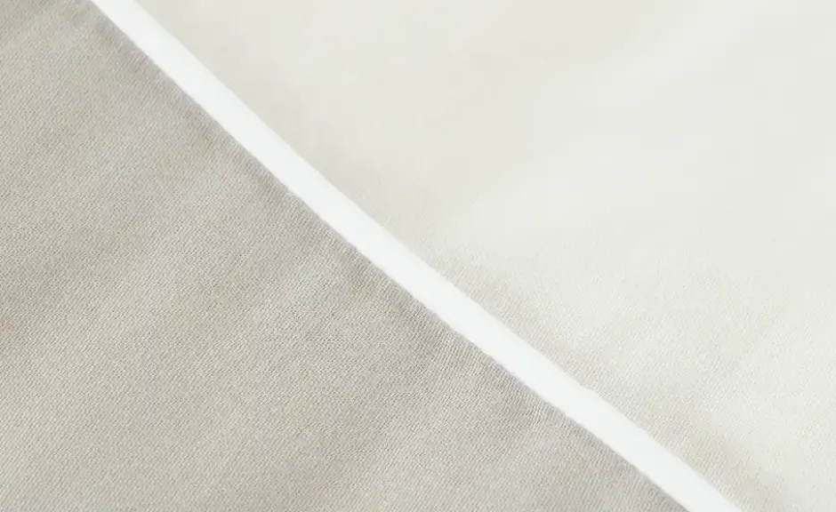 como Satin Wende-Bettwäsche Satin Piping