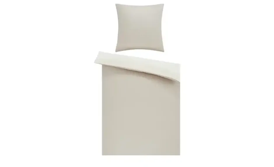 como Satin Wende-Bettwäsche Satin Piping