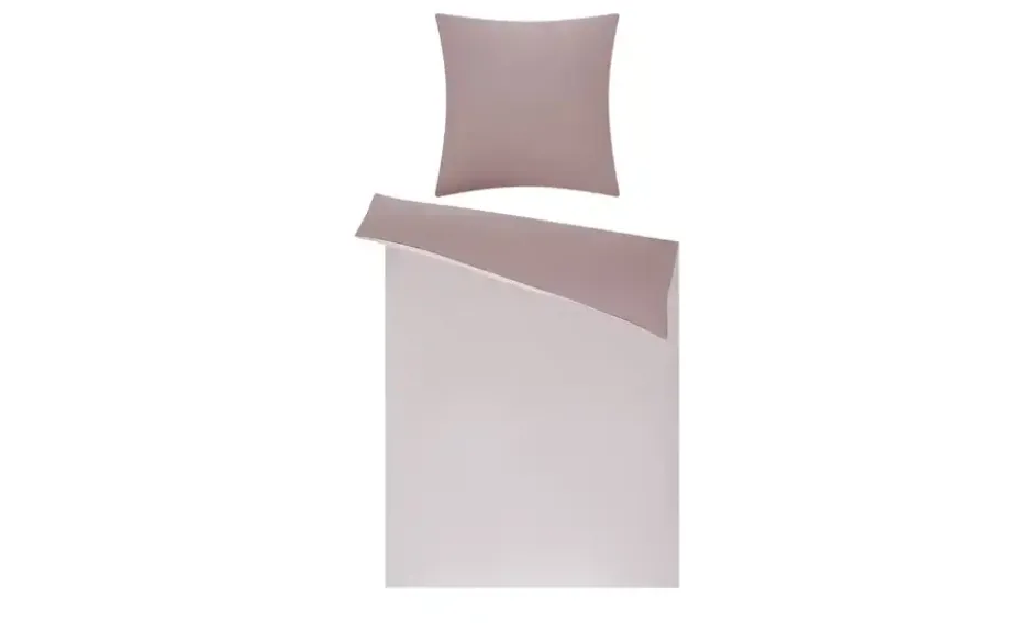 como Satin Wende-Bettwäsche Satin Piping