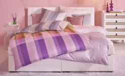 como Satin Wende-Bettwäsche Satin Piping
