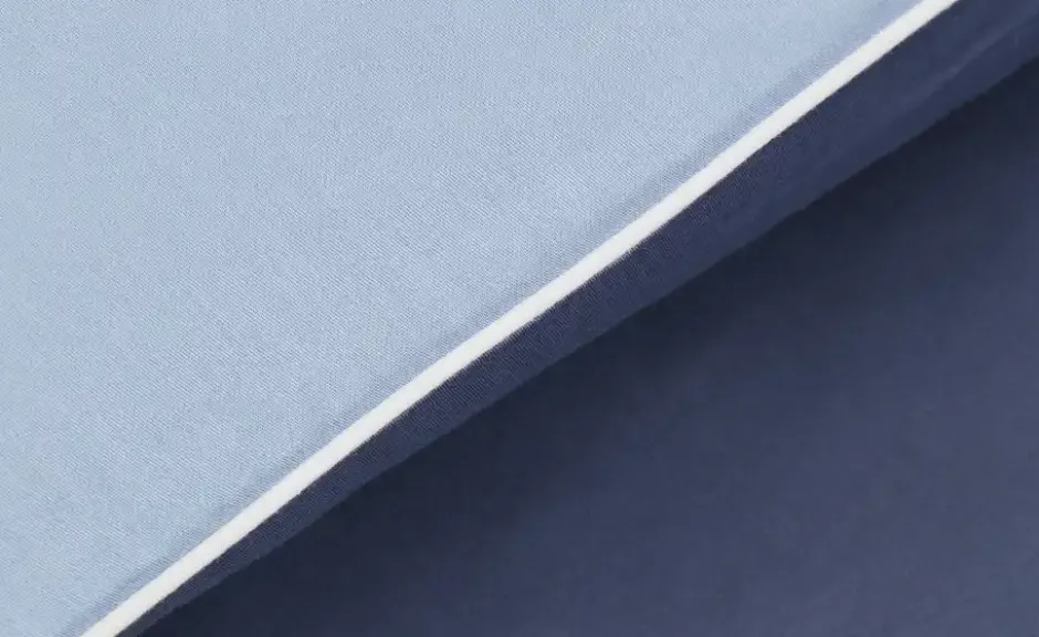como Satin Wende-Bettwäsche Satin Piping