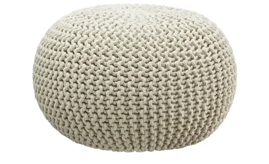 como Strickpouf