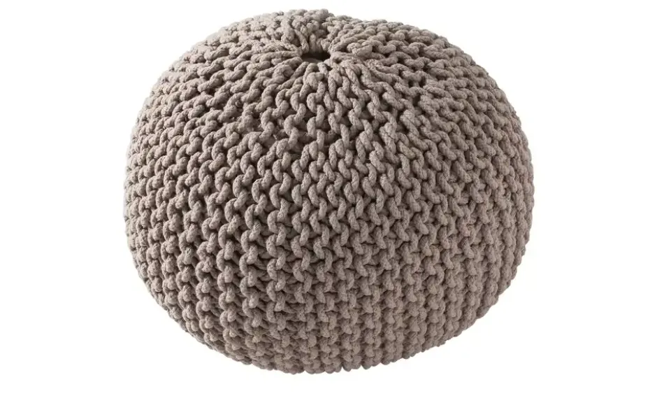 como Strickpouf