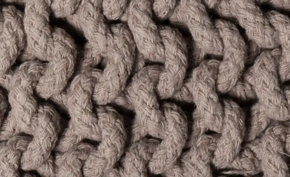 como Strickpouf