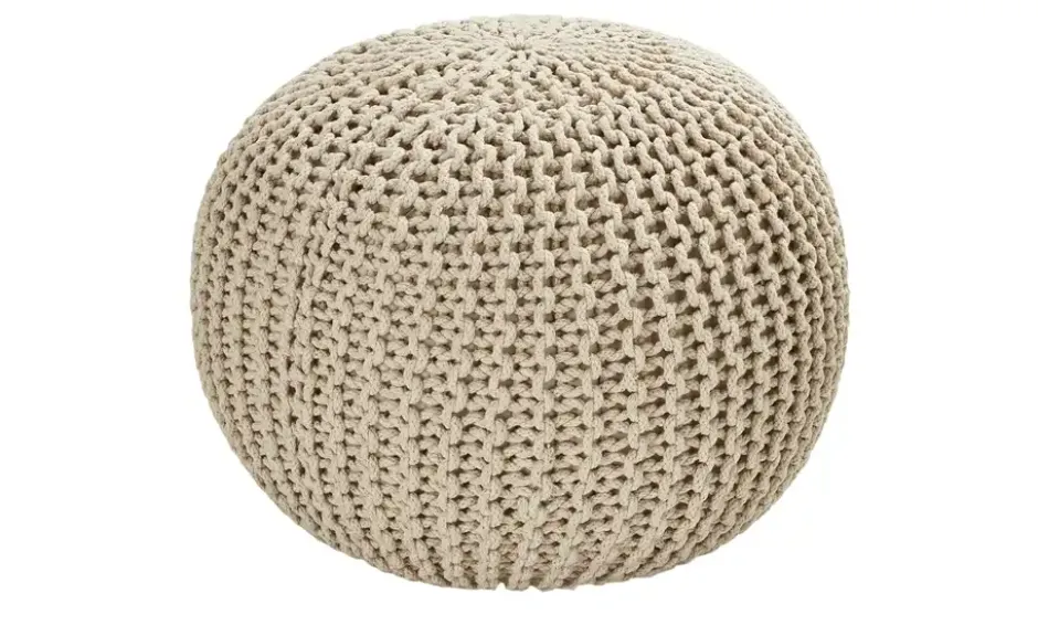 como Strickpouf