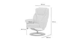 Drehsessel mit Hocker Karina