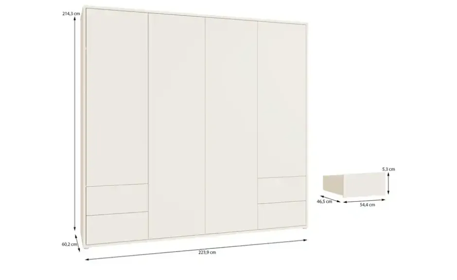 Drehtürenschrank Alice Springs