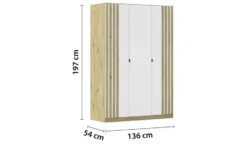 Drehtürenschrank Genua