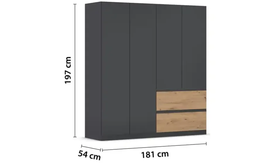 Drehtürenschrank Joel-Extra