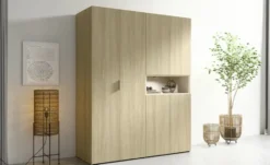 Drehtürenschrank mit Beleuchtung Villa