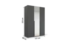 Drehtürenschrank Purisma