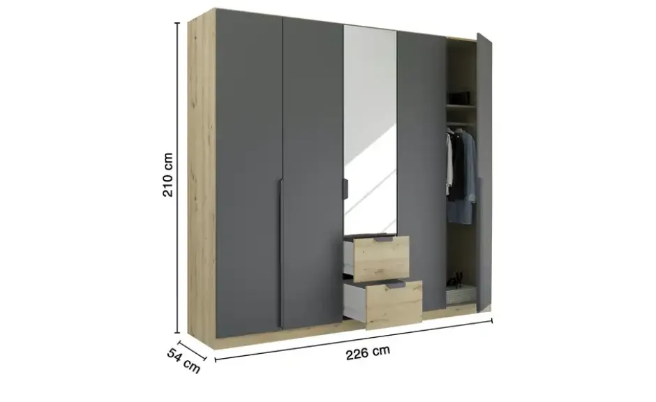 Drehtürenschrank Quadra Spin