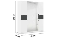 Drehtürenschrank Ticao