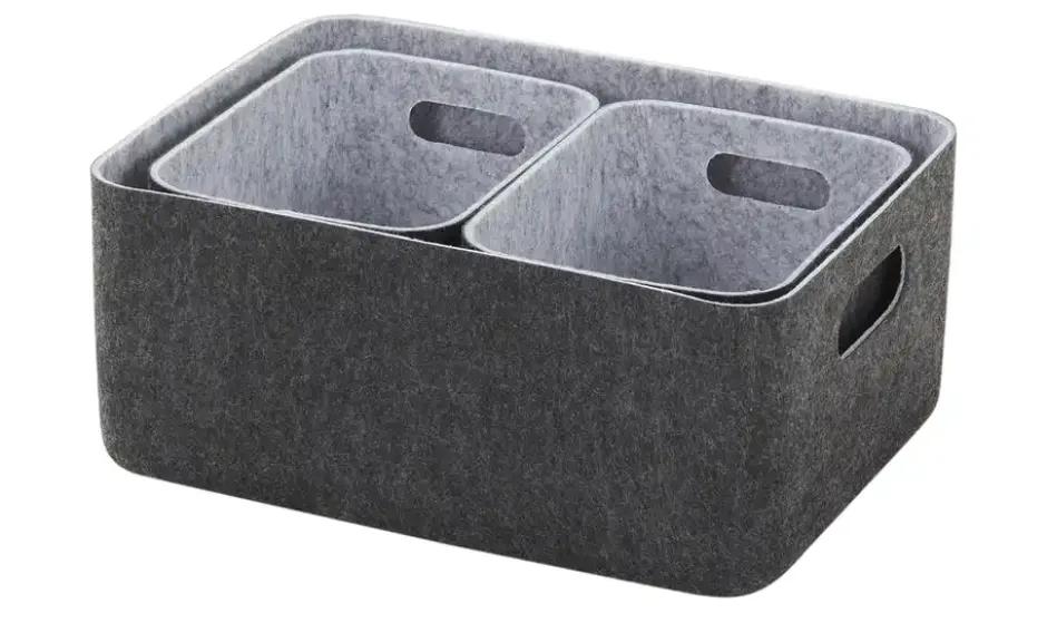 Filzkörbe, 3er Set