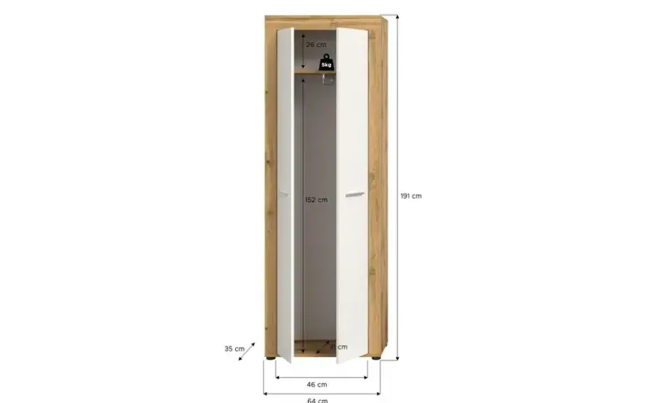Garderobenschrank