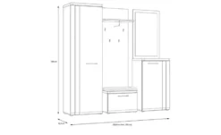Garderobenschrank Tulcan
