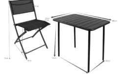 Gartenmöbel 3er-Set