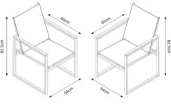 Gartenstuhl 2er-Set