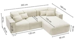 GrainGold Ecksofa Leni