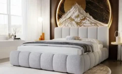 GrainGold Polsterbett Cloud Bouclé-Stoff