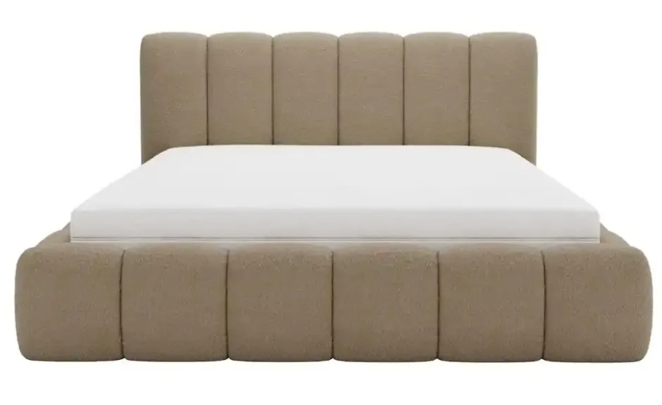 GrainGold Polsterbett Cloud Bouclé-Stoff