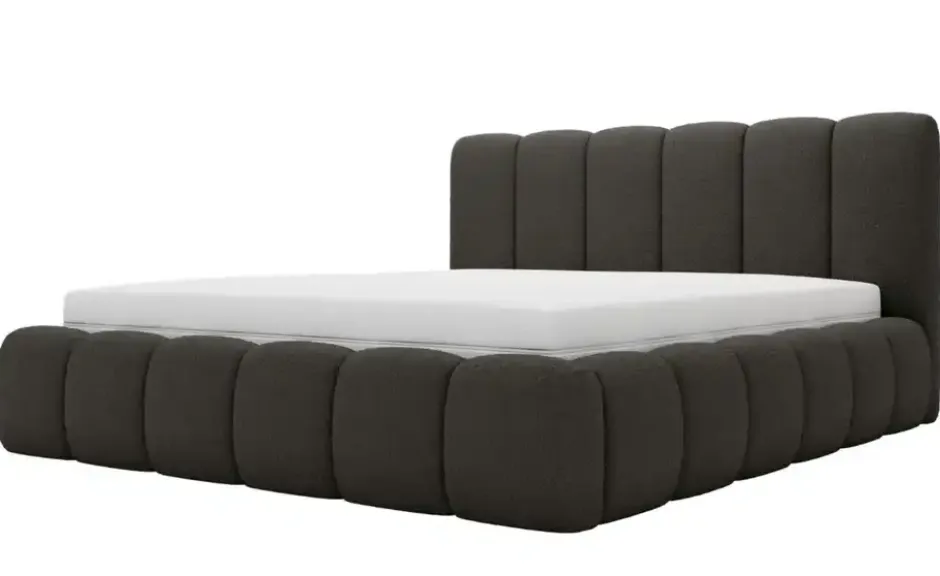 GrainGold Polsterbett Cloud Bouclé-Stoff