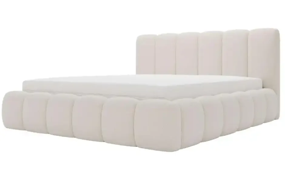 GrainGold Polsterbett Cloud Bouclé-Stoff