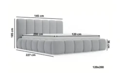 GrainGold Polsterbett .css-bauhey::before{content:'- ';}.css-bauhey::after{content:'- ';}mit Stauraum Cloud
