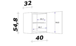 Hängeschrank Ede