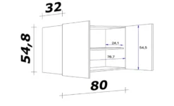 Hängeschrank Ede