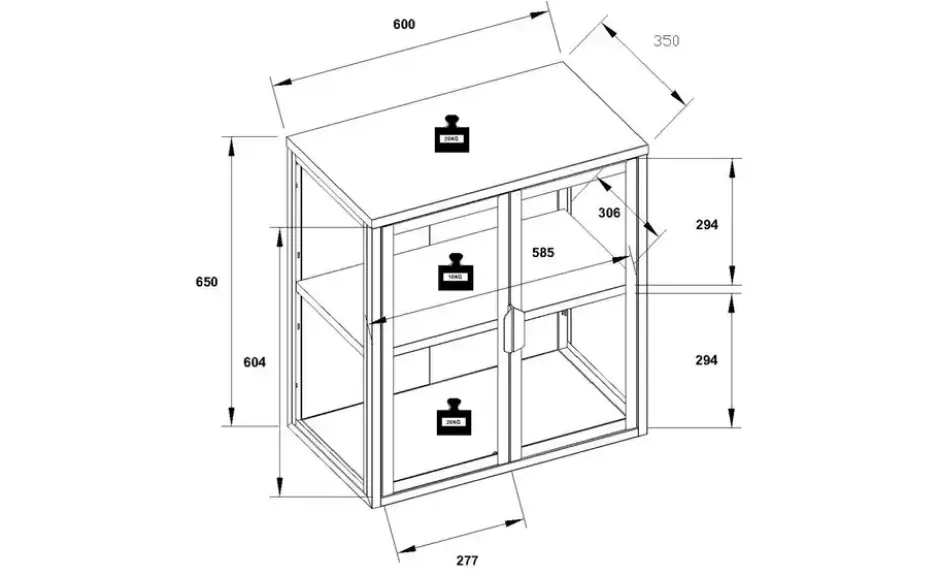 Hängevitrine