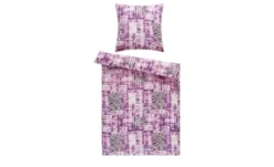 HOME STORY Satin Bettwäsche Wild Melange