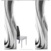 HOME Wohnideen Schiebevorhang Set 3tlg,
